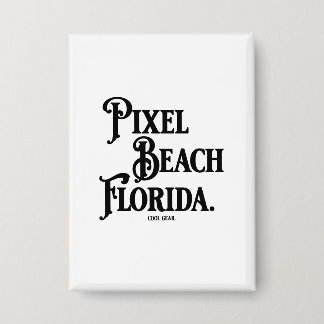 Pixel Beach Florida Botón