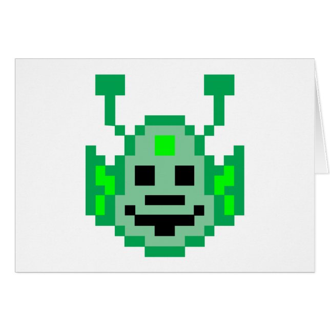 Pixel Martian Alien (Anverso (Horizontal))
