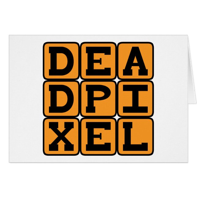 Píxel Muerto, Imagen Quemada (Anverso (Horizontal))