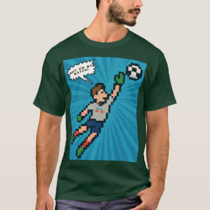 Pixel Sport - Camiseta de portería retro gamer
