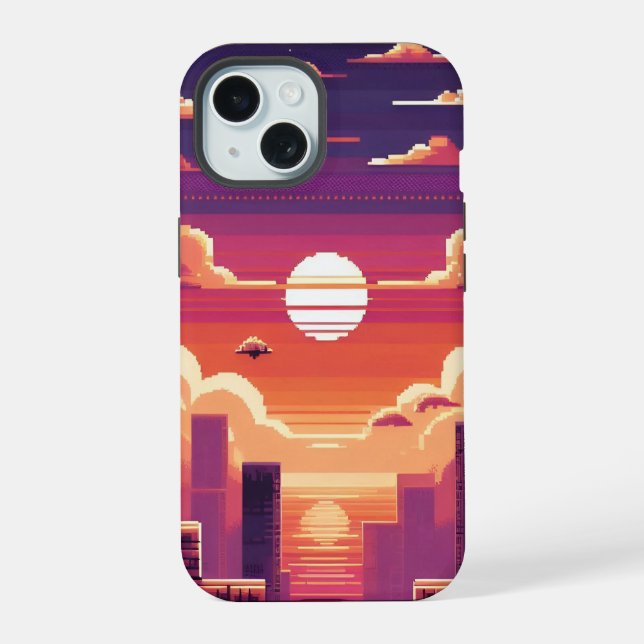Pixel Sunset City (Reverso )
