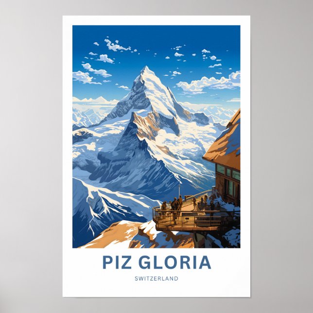 Piz Gloria Impresión de viajes Suiza (Frente)