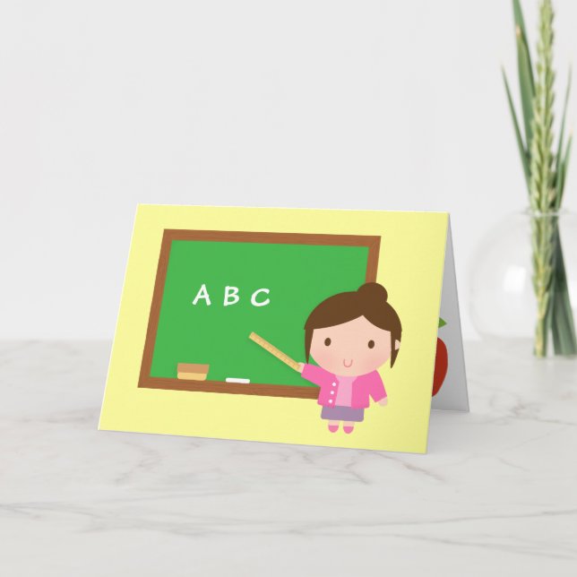 Pizarra ABC, Gracias, Agradecimiento a los Maestro (Anverso)