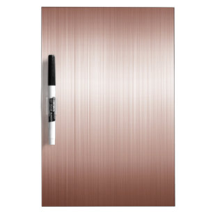 Pizarra Blanca Aspecto Metalizado de oro Rosa cepillado Metálico