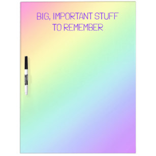 Pizarra Blanca Big Importante Rainbow Dry Erase Board