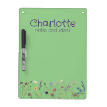 Boho Country Floral daisy acuarela color verde Not