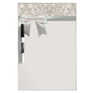 Pizarra Blanca Bonito clásico blanco de línea de encaje antiguo b