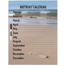 Calendario del cumpleaños