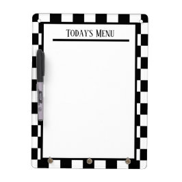 Pizarra Blanca cocina de menú de hoy muy bonita