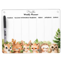 Planner semanal Baby Boy Woodland