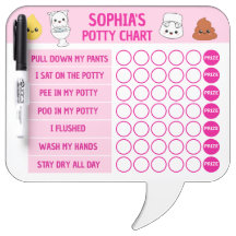 Custom Potty Toilet Training Kids Reward Chart