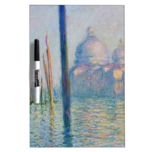 Pizarra Blanca Gran Canal Monet Venecia Italia Pintura clásica