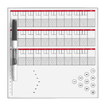 Marcador de bolos y diagramas de pines | Blanco cl