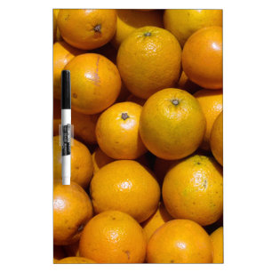 Pizarra Blanca Naranjas naranja del mercado de fruta de Florida