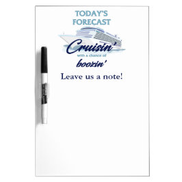 Pizarra Blanca Placa blanca de la Puerta de Cruceros y Boozin