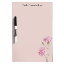 Rosa rubor minimal floral y título personalizado