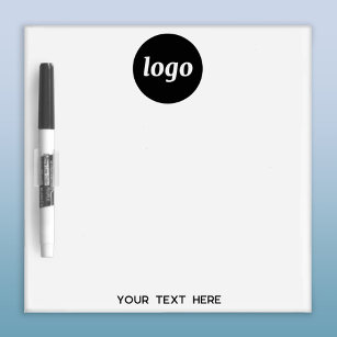 Pizarra Blanca Texto de logotipo simple promocional para empresas