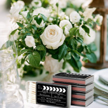 Pizarra de Cine de Bodas Ahora en Exhibición Favor