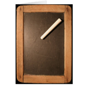 Pizarra de la escuela del vintage de Ardoise con