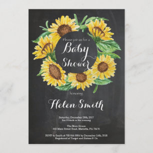 Pizarra de la invitación de Baby Shower de los