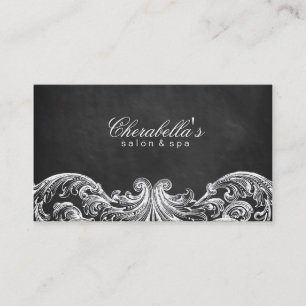 Pizarra elegante de la tarjeta de visita del