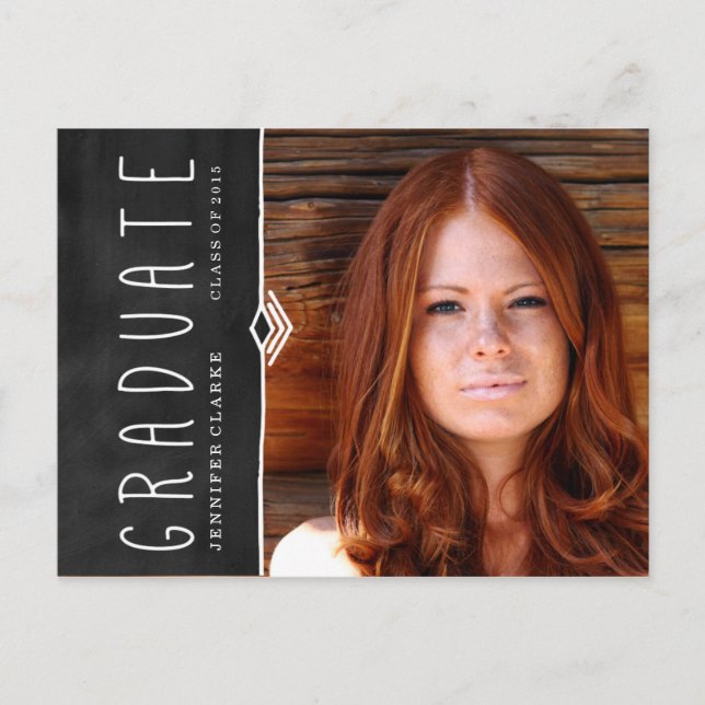 PIZARRA | INVITACIÓN DE LA PARTE DE GRADUACIÓN DE  (Anverso)