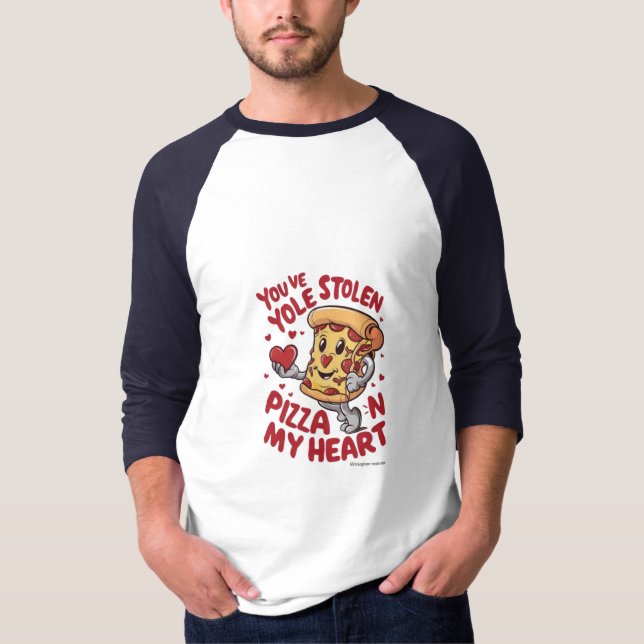 Pizz y mi camiseta de corazón (Anverso)