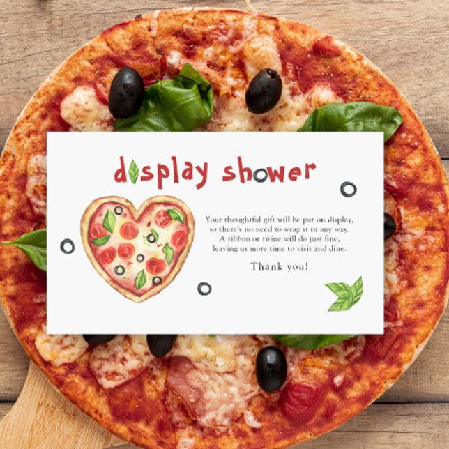 Pizza acuática ducha de bebé - tarjeta de ducha de (Subido por el creador)