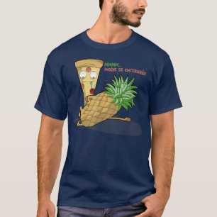 Pizza ama la camiseta española de piña