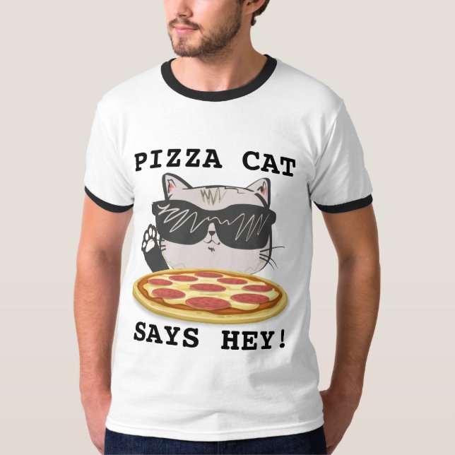 ¡PIZZA CAT DICE OYO! Camisetas divertidas (Anverso)