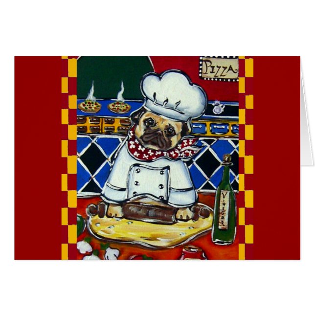 Pizza Chef Pug (Anverso (Horizontal))