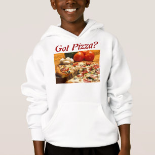 ¿Pizza conseguida? embroma sudadera con capucha