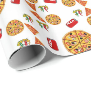 Pizza de Papel de Regalo Brillante