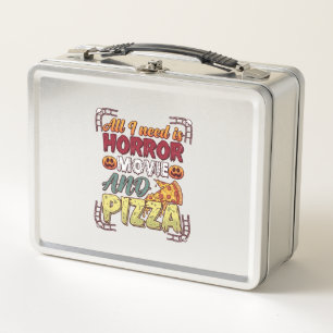Pizza de Película de Terror Halloween Calabaza Crá