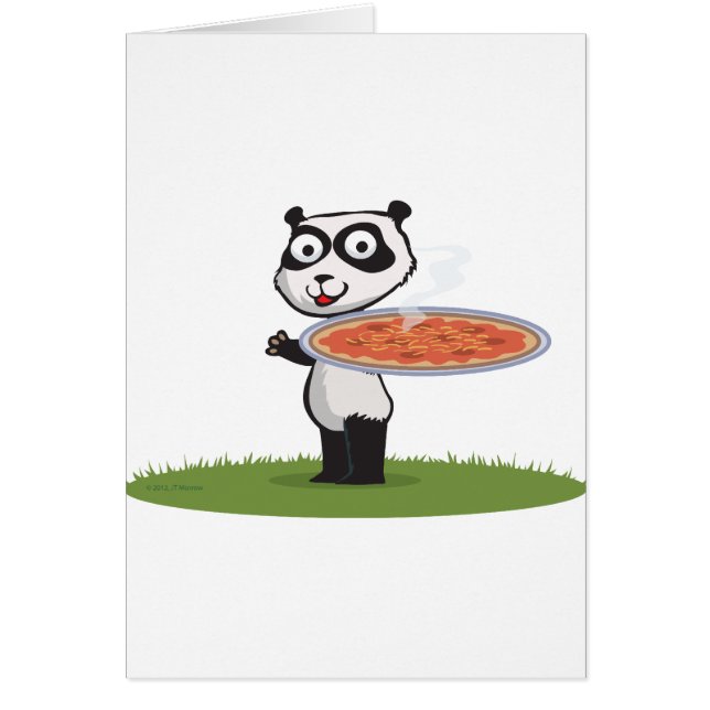 Pizza del oso de panda (Frente)
