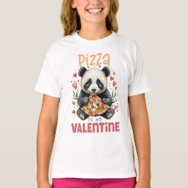 Pizza es mi camiseta de San Valentín Chicas