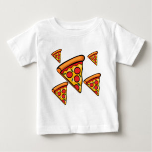 Pizza Friday Design - Camiseta Baby Fine Jersey