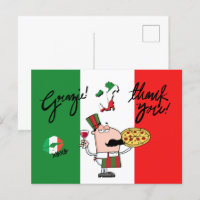 Pizza Grazie Pizza Chef Besa Postales XOXO