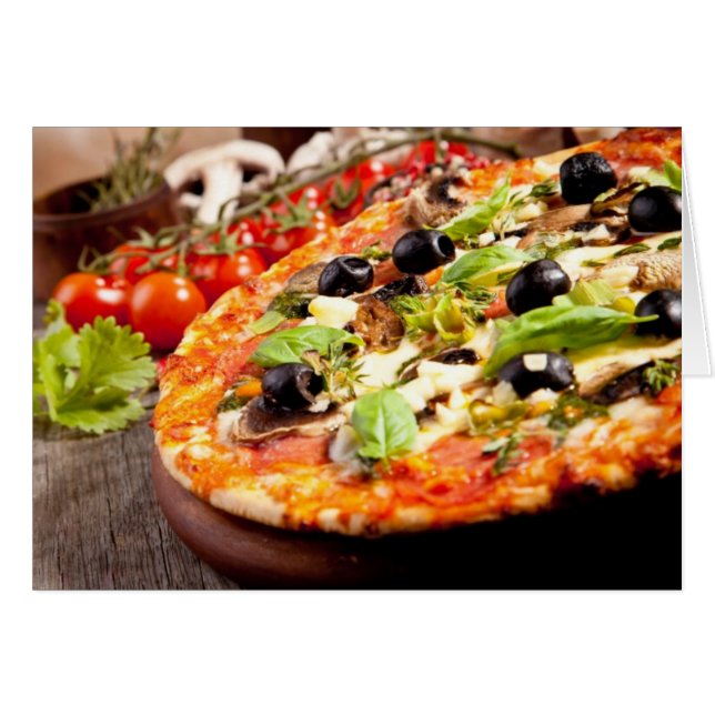 Pizza italiana fresca (Anverso (Horizontal))