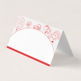 Pizza Oferta Especial Tarjeta de Lugar en Blanco