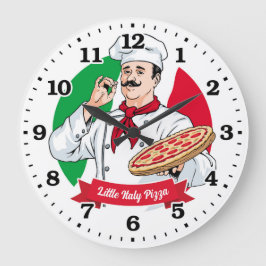 Pizza Parlor Pizzeria Reloj italiano personalizado