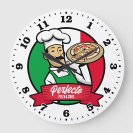 Pizza Parlor Pizzeria Reloj italiano personalizado