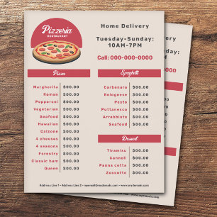 Pizza Pepperoni - Menú Pizzeria y lista de precios