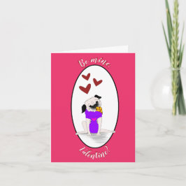 Pizza Pug: Sé Mía, Tarjeta de Felicitaciones Doble