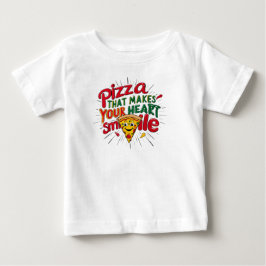 Pizza Que Hace Tu Corazón Sonriendo Camiseta | Div
