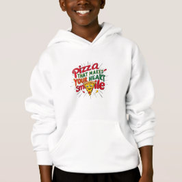 Pizza Que Hace Tu Corazón Sonriendo Camiseta | Div