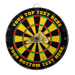 Pizza Slice tablero con texto Personalizado