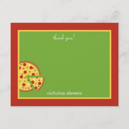 Pizza Slices - Tarjeta de agradecimiento