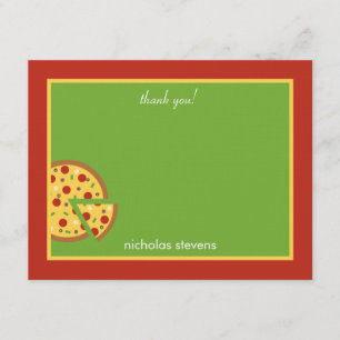 Pizza Slices - Tarjeta de agradecimiento