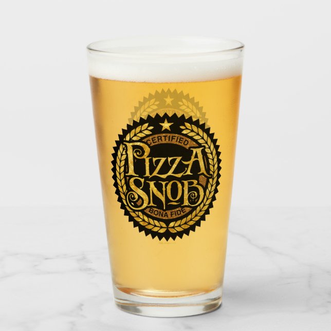 Pizza Snob - divertido amante de la pizza (Anverso (lleno))